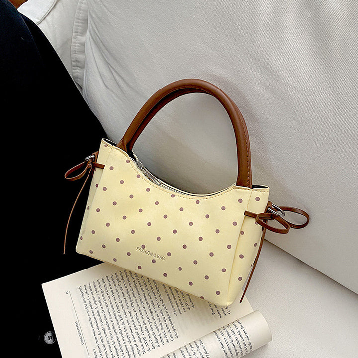 Premium Polka Dot Mini Handtas