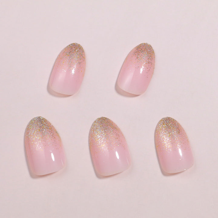 Glitter Ombre Press-On Nägel Karnz