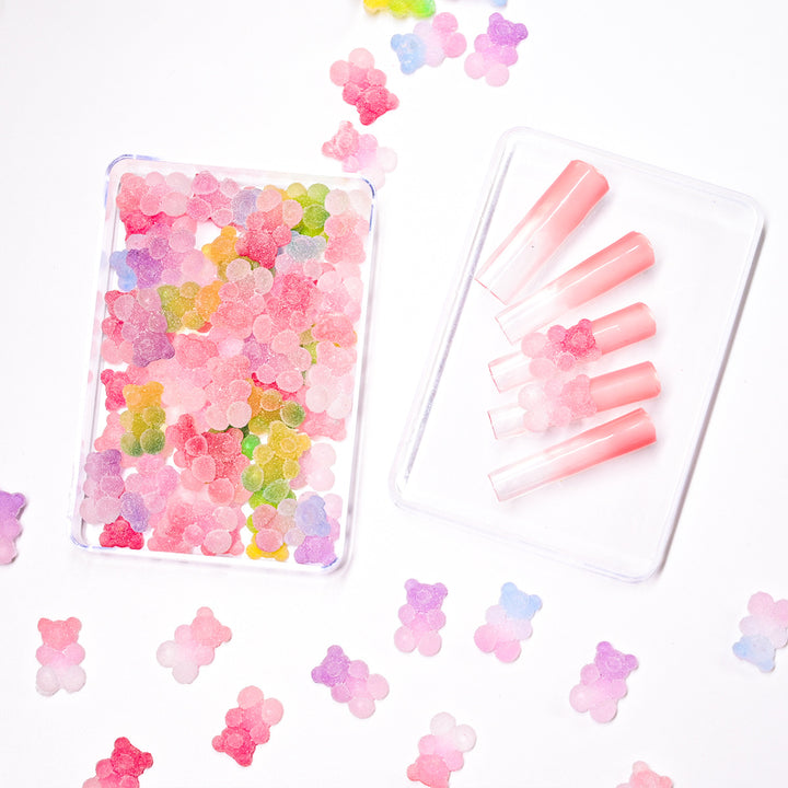 Süße bärenförmige Nagelkunst Charms
