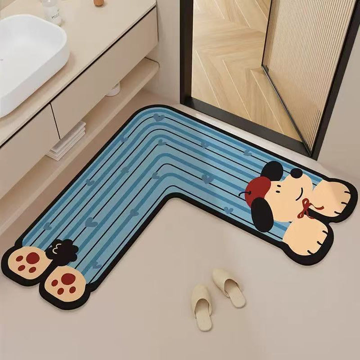 Süßer Bärenförmiger Badteppich
