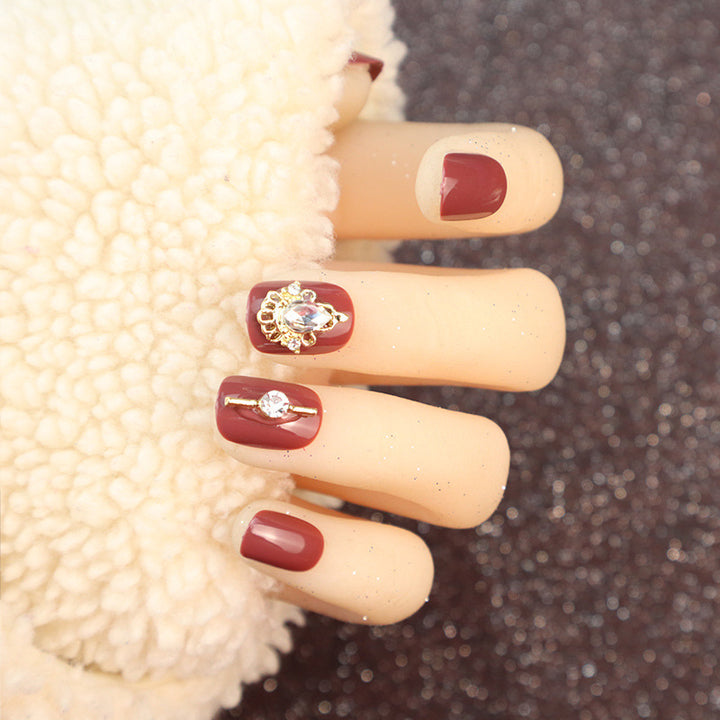 Elegantes Dekoratives Press-On Nagelset 1790727123