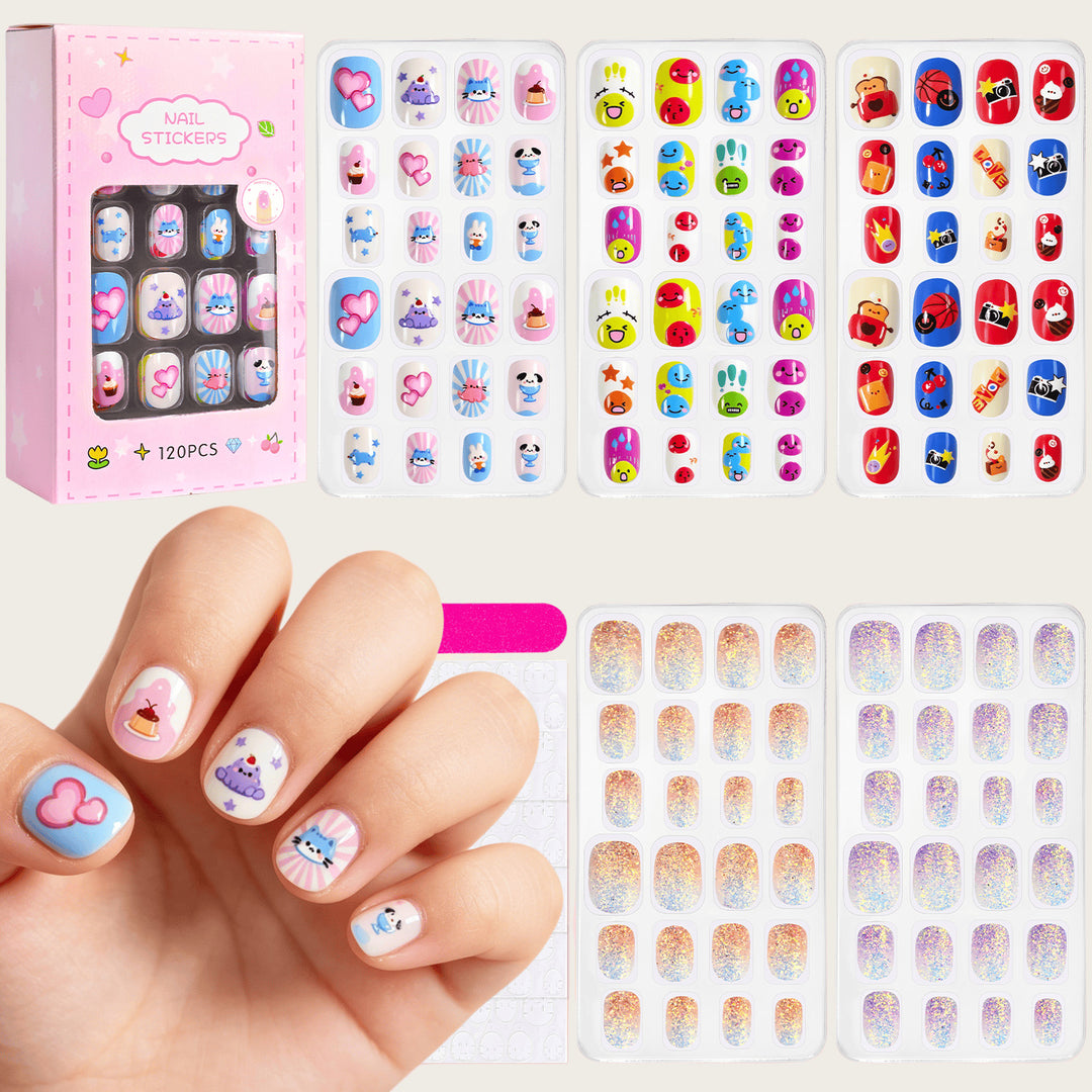 Kreatives Cartoon Nagelkunst Aufkleber Set Karnz