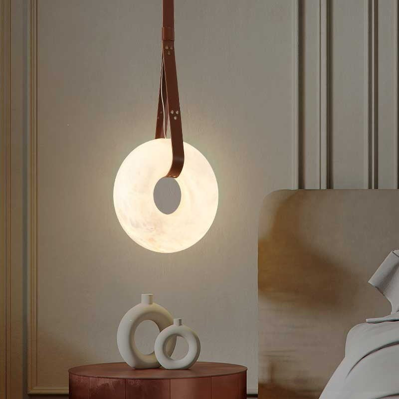 Minimalistische LED Ring Pendelleuchte