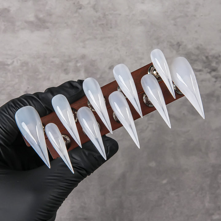 Hochspitzige Stiletto Press-On Nagelset