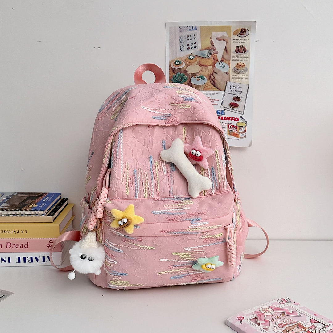 Stylische strukturierte Rucksack