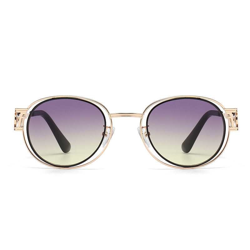 Damen Sonnenbrille mit modischem Metallrahmen und komfortablen Nasenpads Karnz