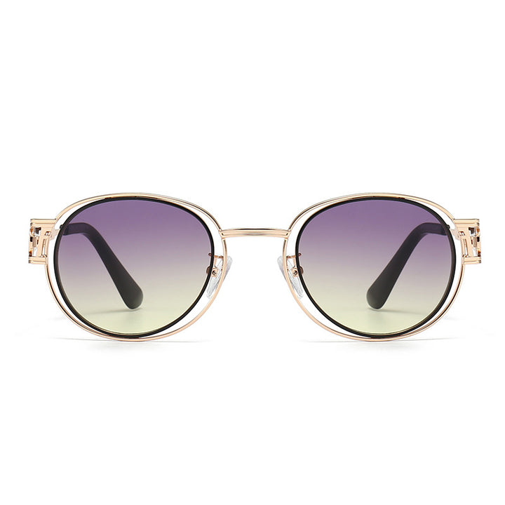 Damen Sonnenbrille mit modischem Metallrahmen und komfortablen Nasenpads Karnz