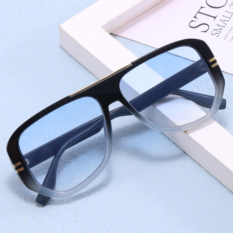 Damen Oversize-Sonnenbrille mit Designer-Rahmen Karnz