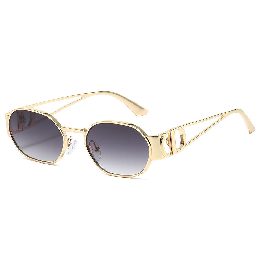 Moderne elegante ovale Sonnenbrillen Karnz
