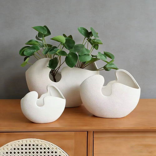 Elegante und moderne Keramikvase Karnz