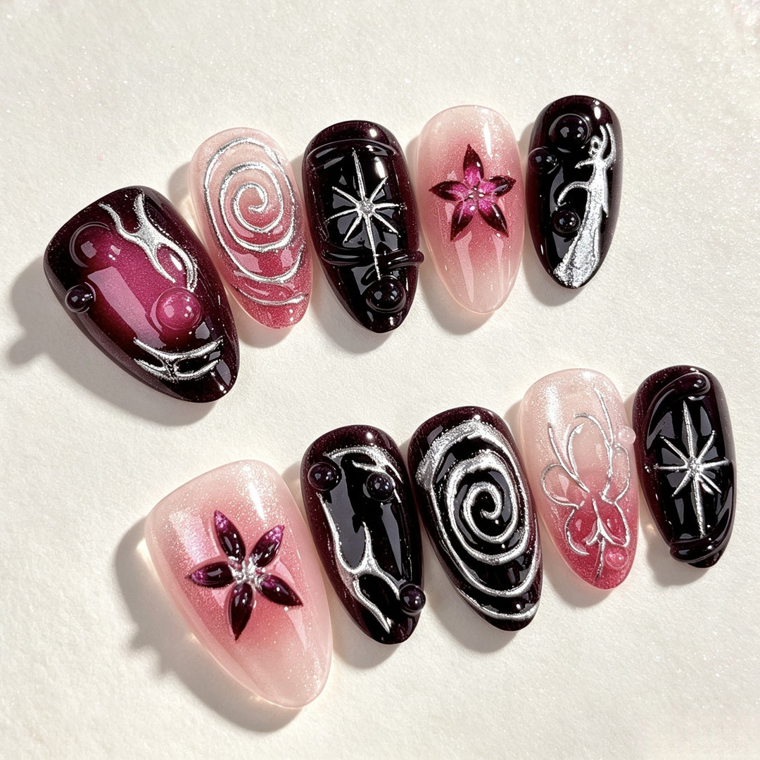 Künstlerisches Nagelwickel-Set