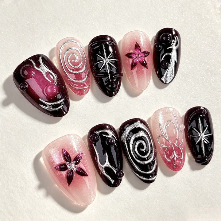 Künstlerisches Nagelwickel-Set