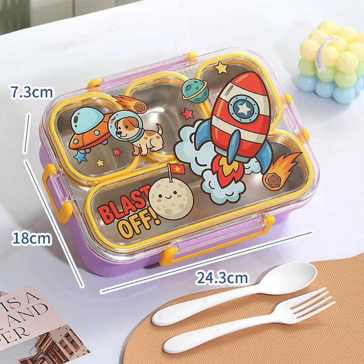 Kreative Cartoon-Themen Bento Lunchbox