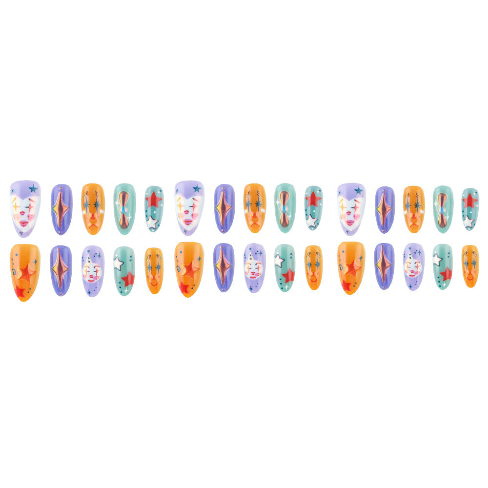 Künstlerisch Themen Künstliche Nagelkunst Set Karnz
