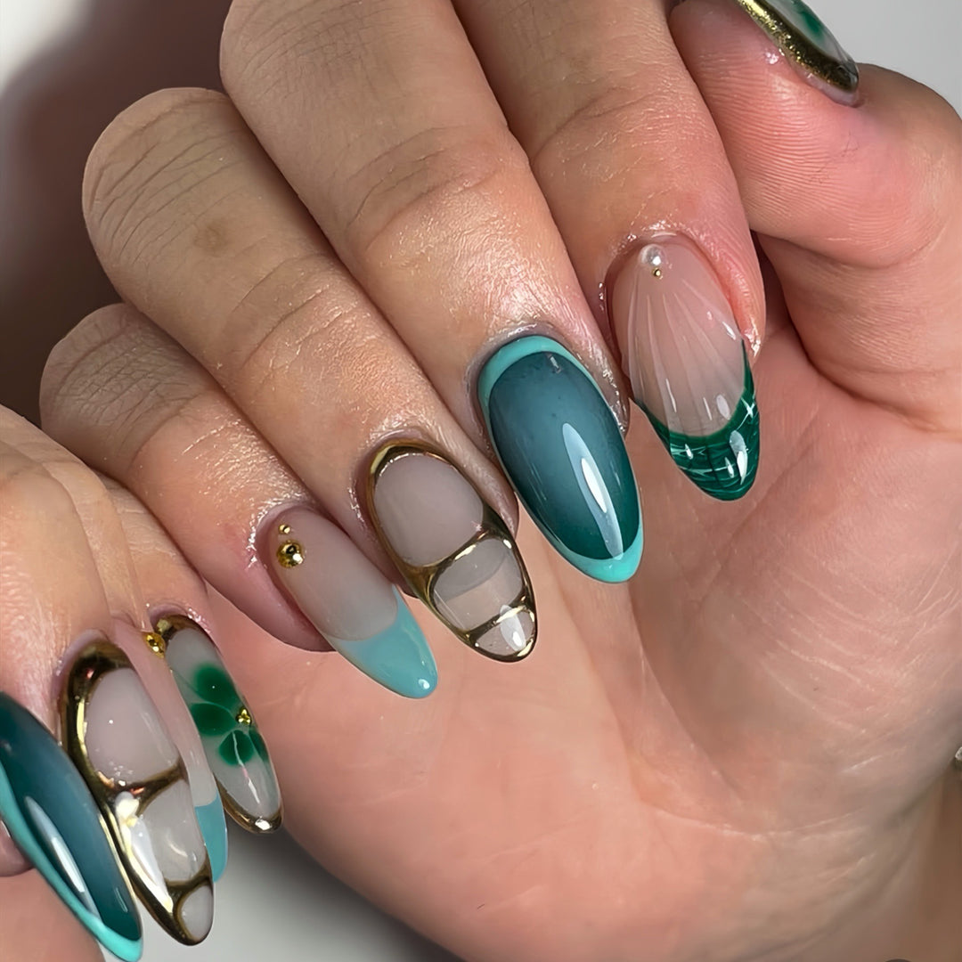 Premium Künstlerische Nagelverstärkung Karnz