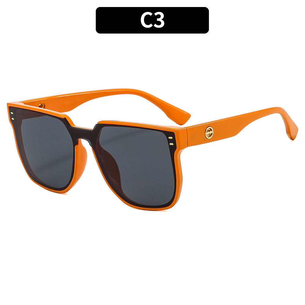 Stylische Angular Übergroße Sonnenbrille