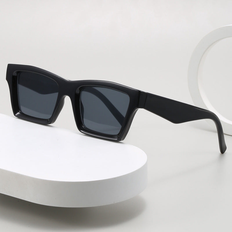 Damen Trendige Sonnenbrille mit breitem Rahmen Karnz