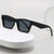 Damen Trendige Sonnenbrille mit breitem Rahmen Karnz