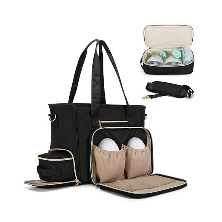 Multifunktionale Wickeltasche mit Isolierten Fächern Karnz