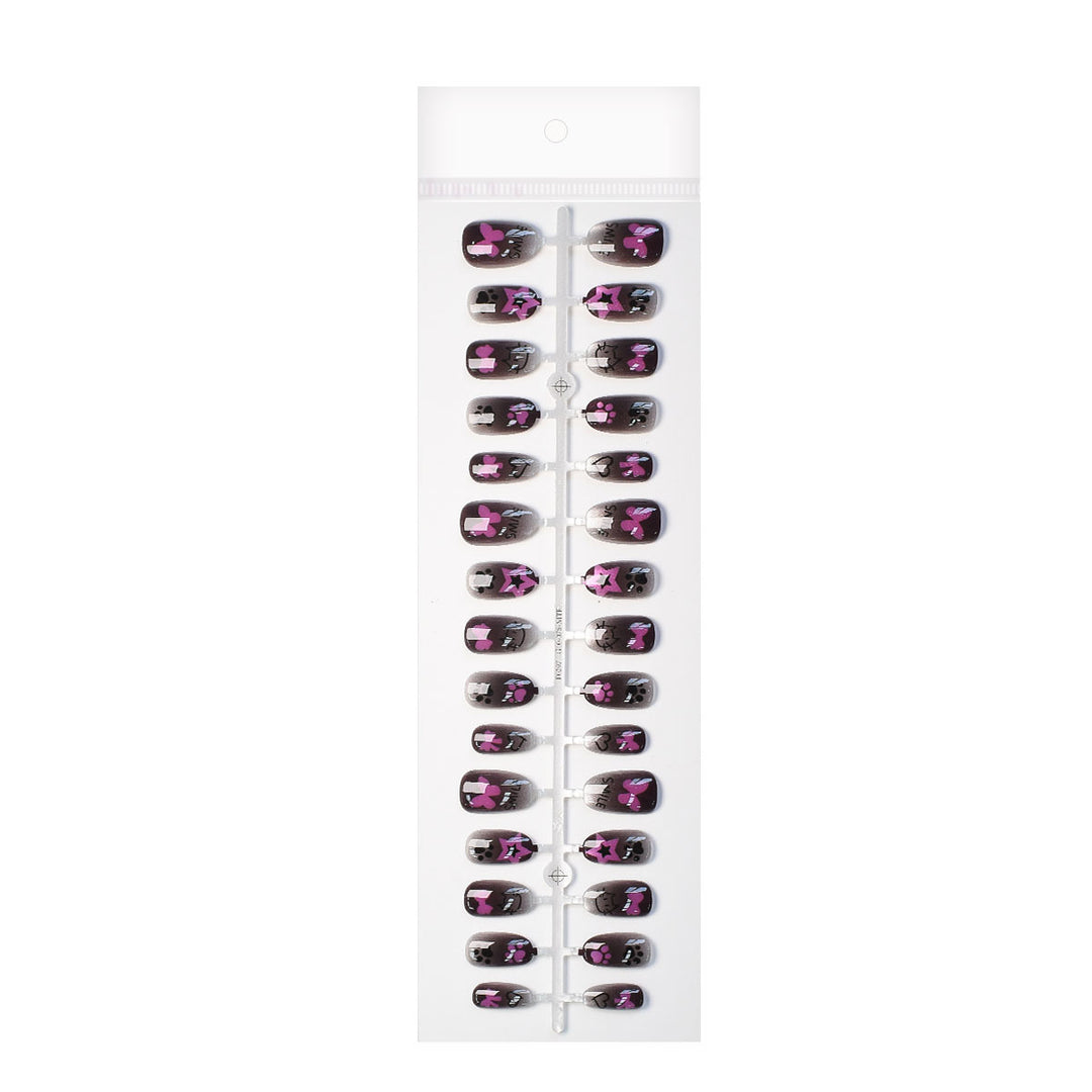 Niedliches Tier-Themen Press-On Nagelset Karnz