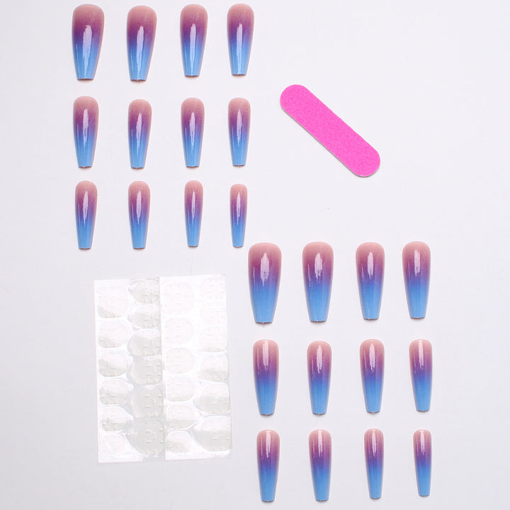 Ombre Press-On Nagelverlängerungen Karnz