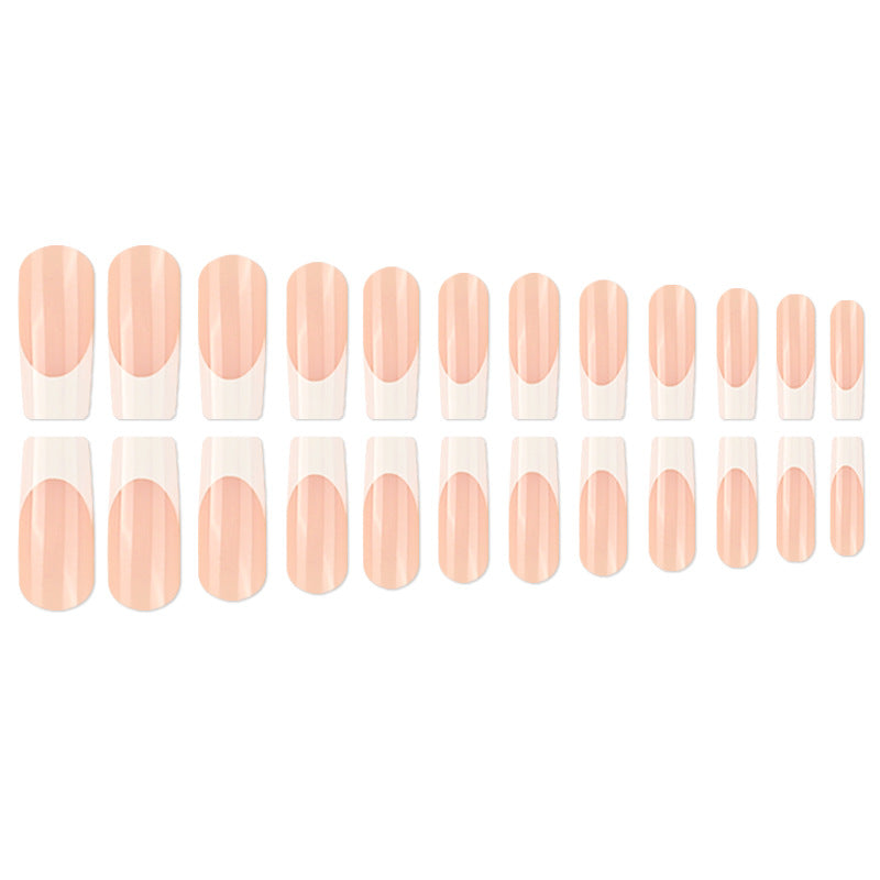 Elegantes French Tip Press-On Nail Set Karnz