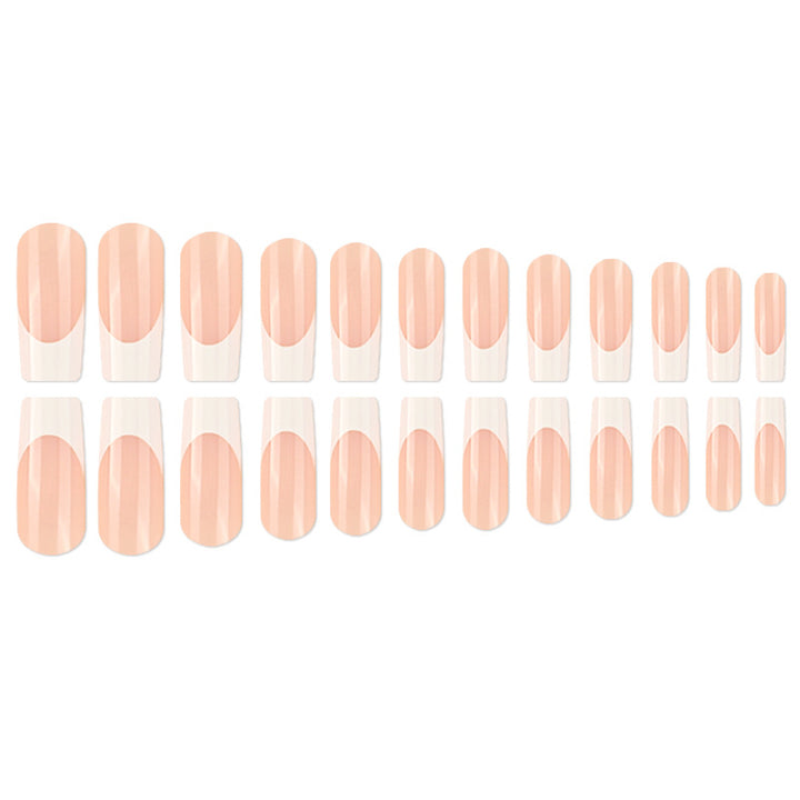 Elegantes French Tip Press-On Nail Set Karnz