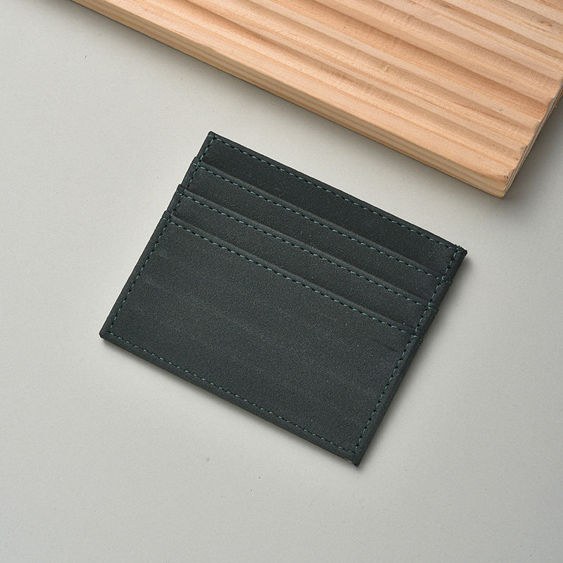 Strukturierter Leder Kartenhalter