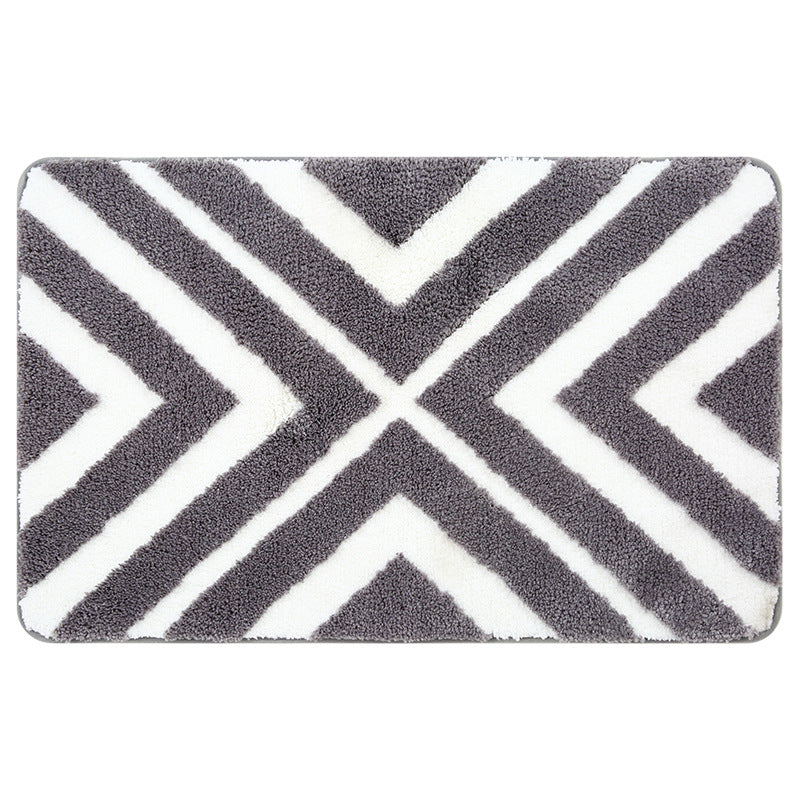 Moderne geometrische Badezimmermatte Karnz
