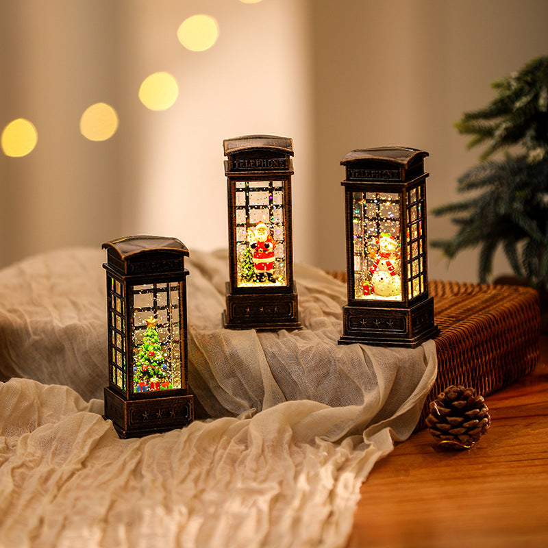 Nostalgische Weihnachtslaterne mit LED-Beleuchtung Karnz