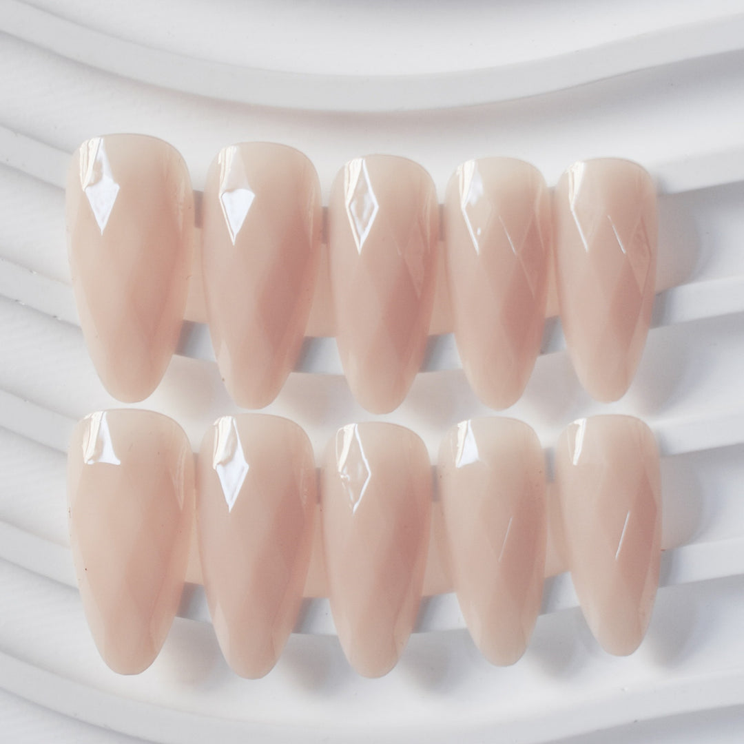 Diamantförmige Glänzende Nail Extensions Karnz