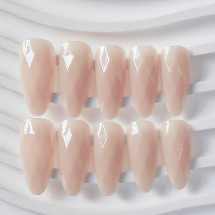 Diamantförmige Glänzende Nail Extensions Karnz