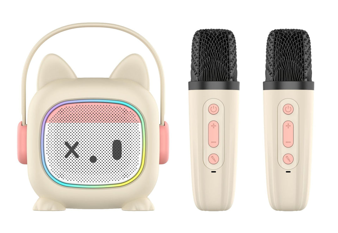 Bluetooth Karaoke Lautsprecher mit Dual-Mikrofonsystem Karnz