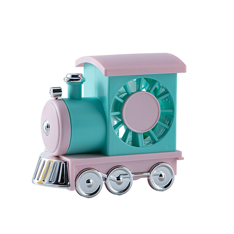Damen verspielter Ventilator im Lokomotiv-Design Karnz