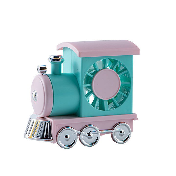 Damen verspielter Ventilator im Lokomotiv-Design Karnz