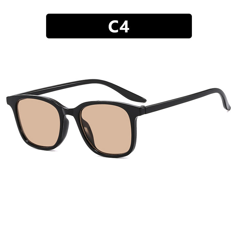 Damen trendige quadratische Sonnenbrille mit polarisierenden Gläsern Karnz