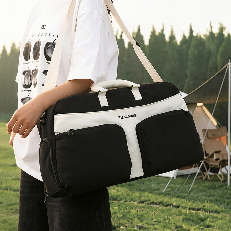 Multi-Taschen Stilvolle Reise-Duffel-Tasche Karnz