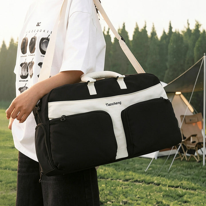 Multi-Taschen Stilvolle Reise-Duffel-Tasche Karnz