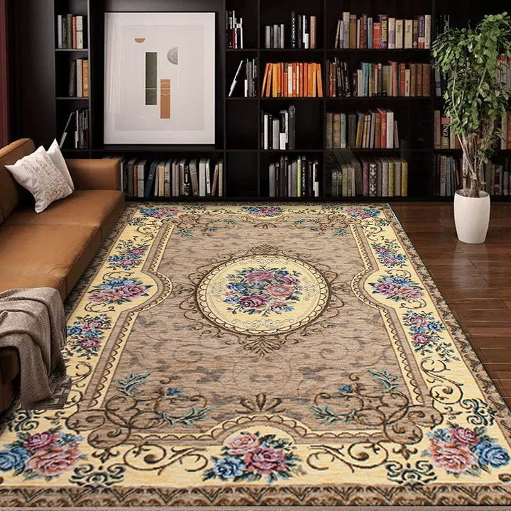 Vintage Floral Design Bereich Teppich