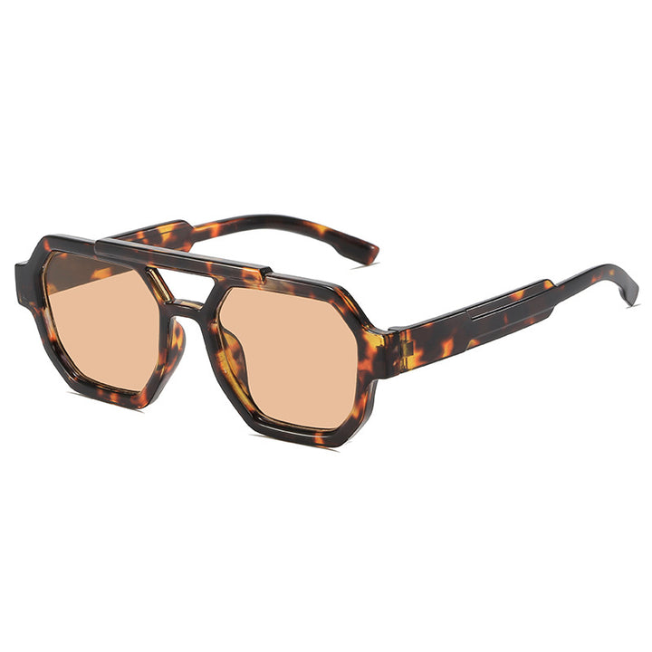 Stylische geometrische Rahmen Sonnenbrille Karnz
