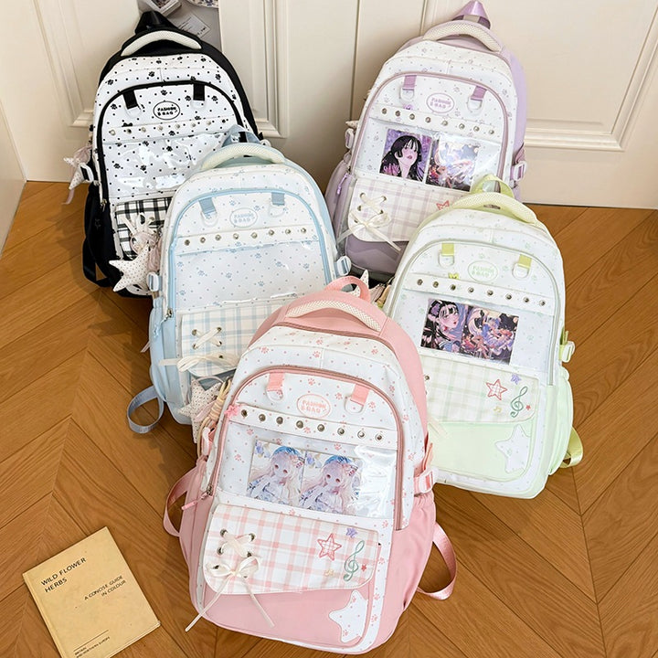 Stylische Grafikdesign-Schulrucksack Karnz