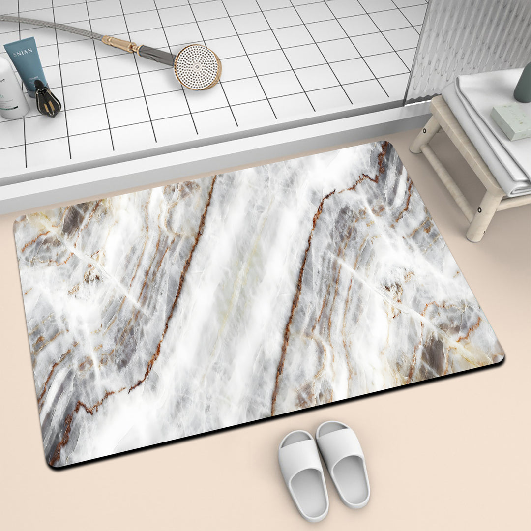 Künstlerische Mosaik-Badmatte Karnz