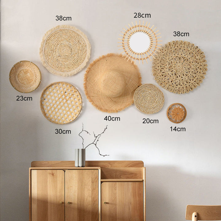 Elegante Wanddekoration Aus Naturmaterialien Karnz
