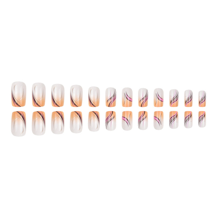 Künstlerische Ombre Nageldesign Karnz