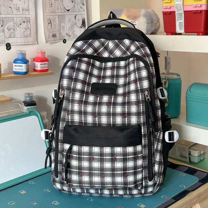 Multi-Funktionale Karierte Rucksack Karnz