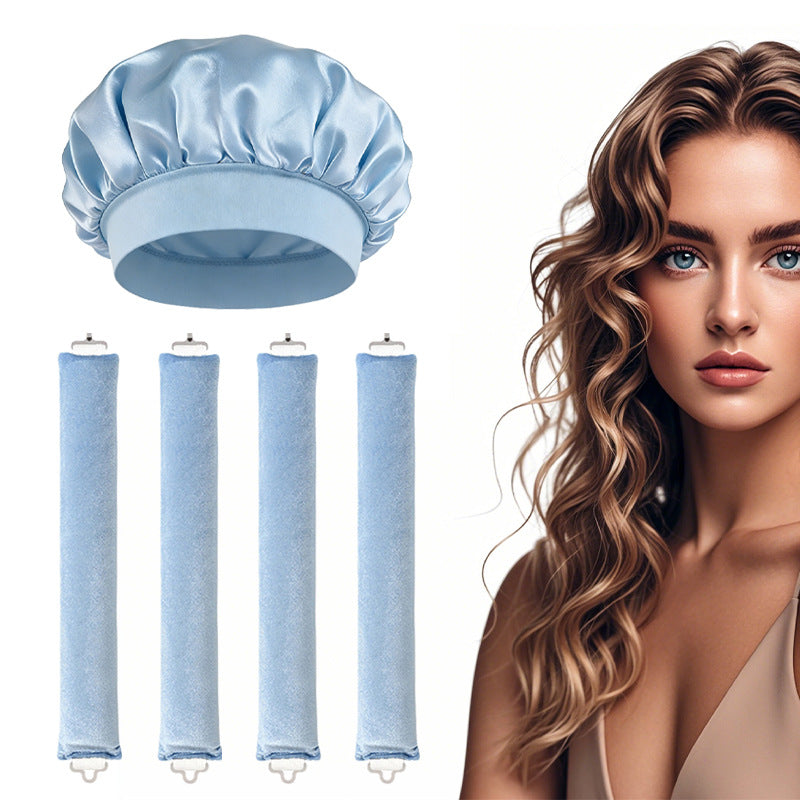 Satin Schlafmütze und Haarknäuel