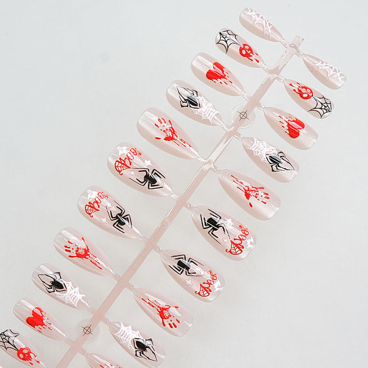 Halloween-Themen Press-On Nagelkollektion Karnz