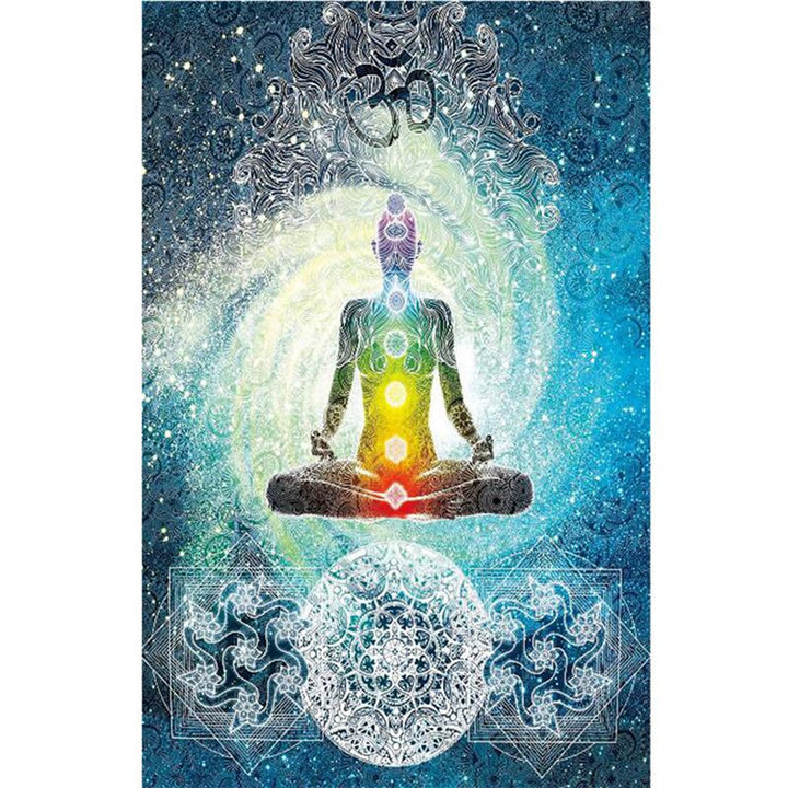 Meditation Wandteppich