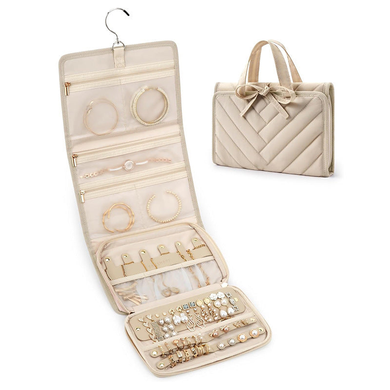 Schmuck-Organizer Tasche mit Mehreren Fächern Karnz