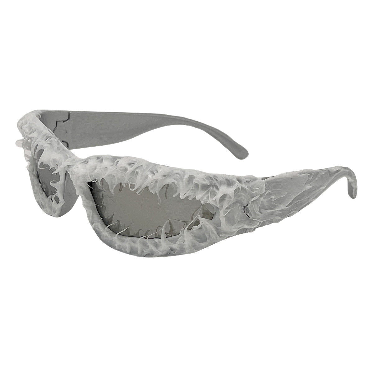 Damen einzigartige Sportsonnenbrille im futuristischen Design Karnz